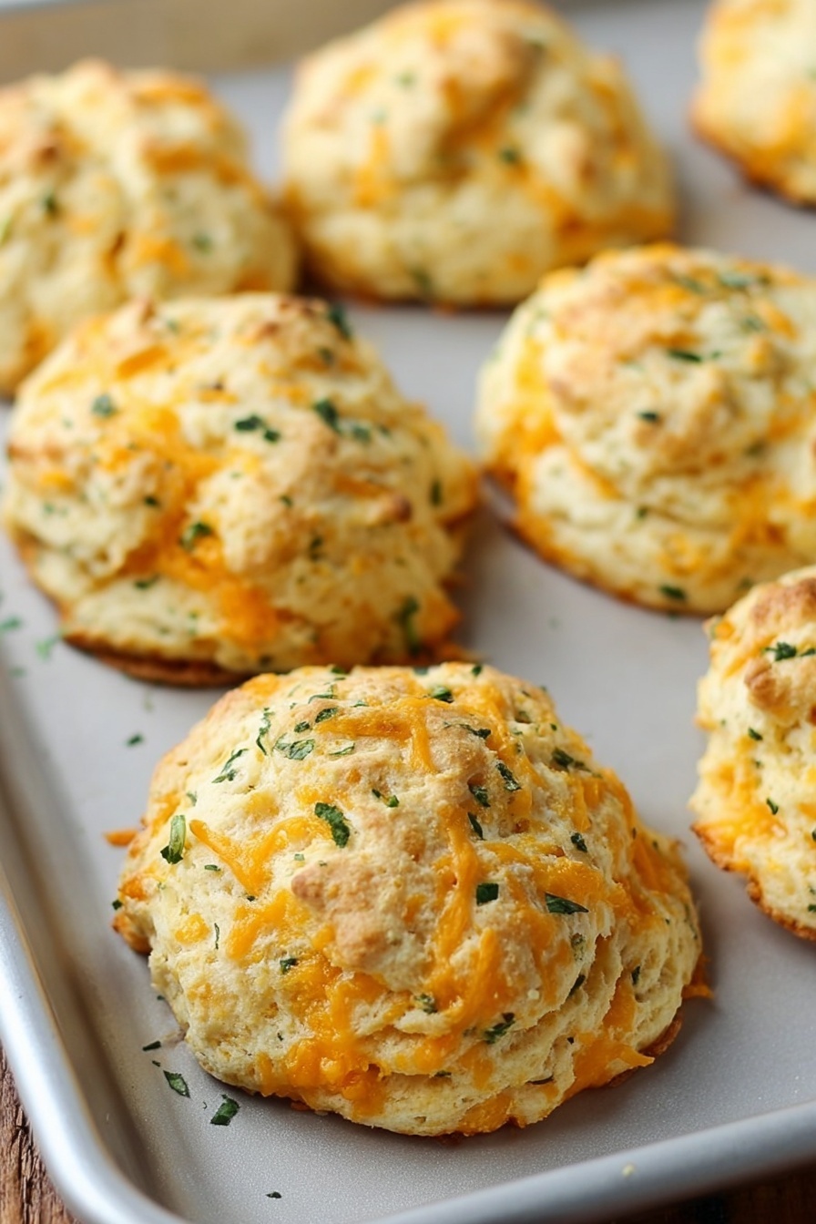 Vegan Cheddar Biscuits - Serving Suggestion