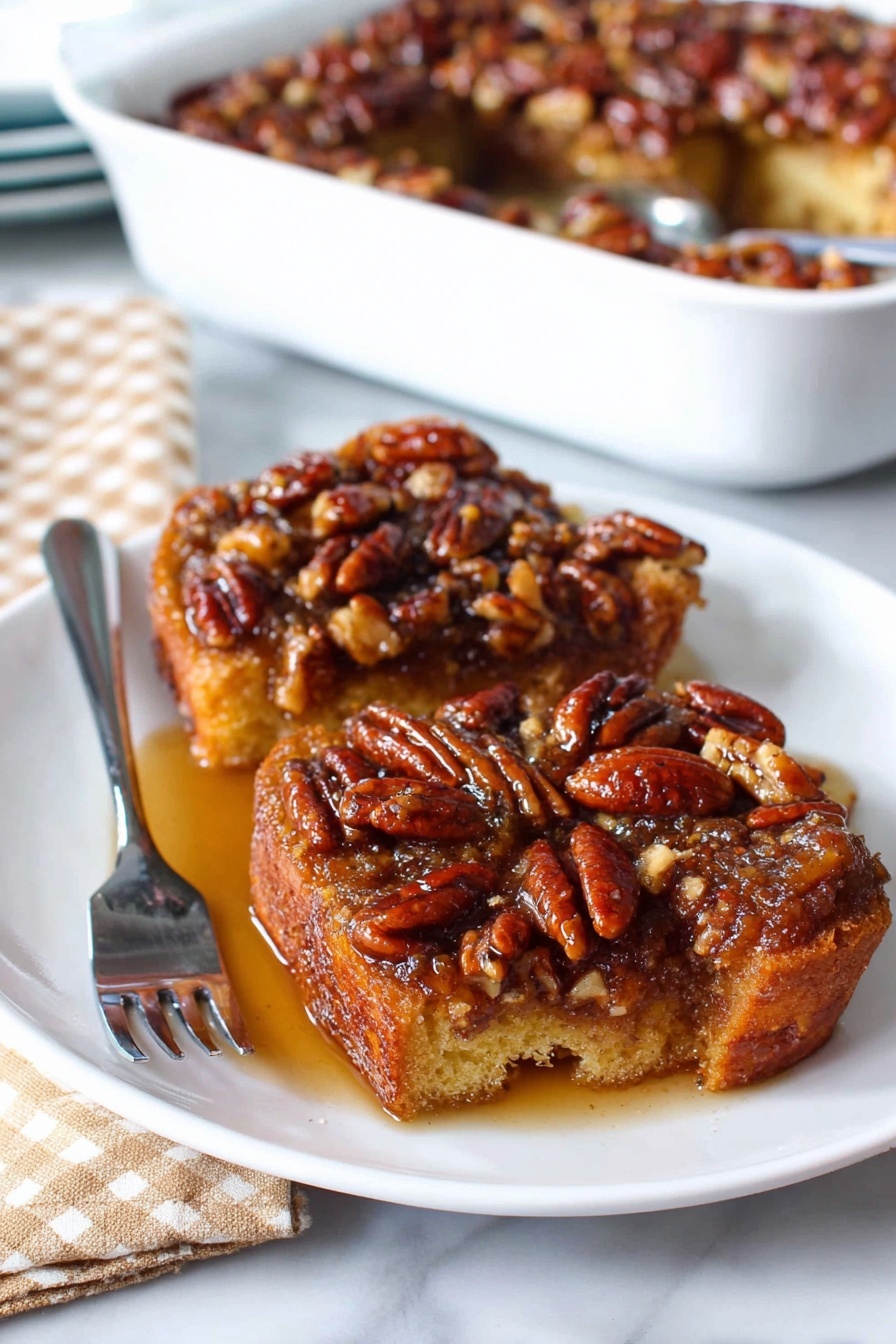 Pecan Pie French Toast - Serving Suggestion