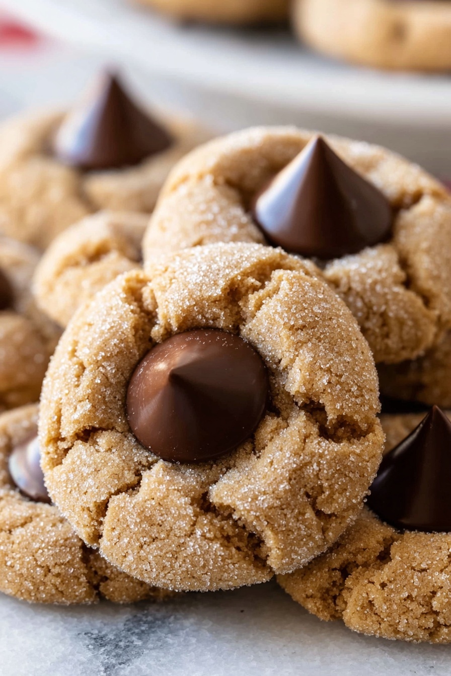 peanut butter blossoms - Serving Suggestion
