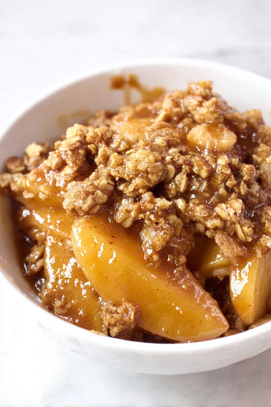 apple crisp - Serving Suggestion