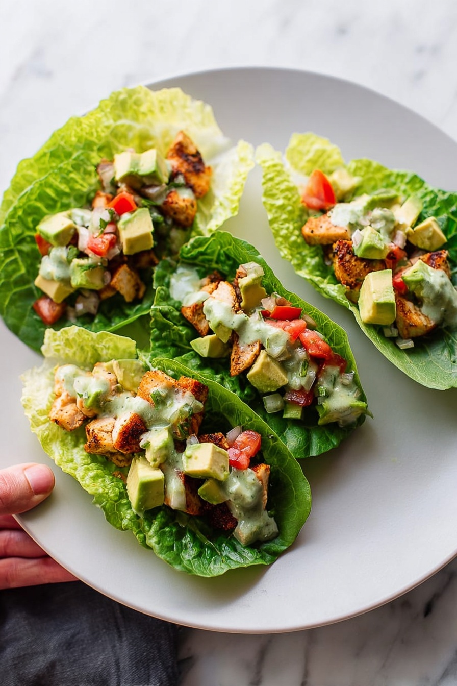 chicken taco wraps - Serving Suggestion