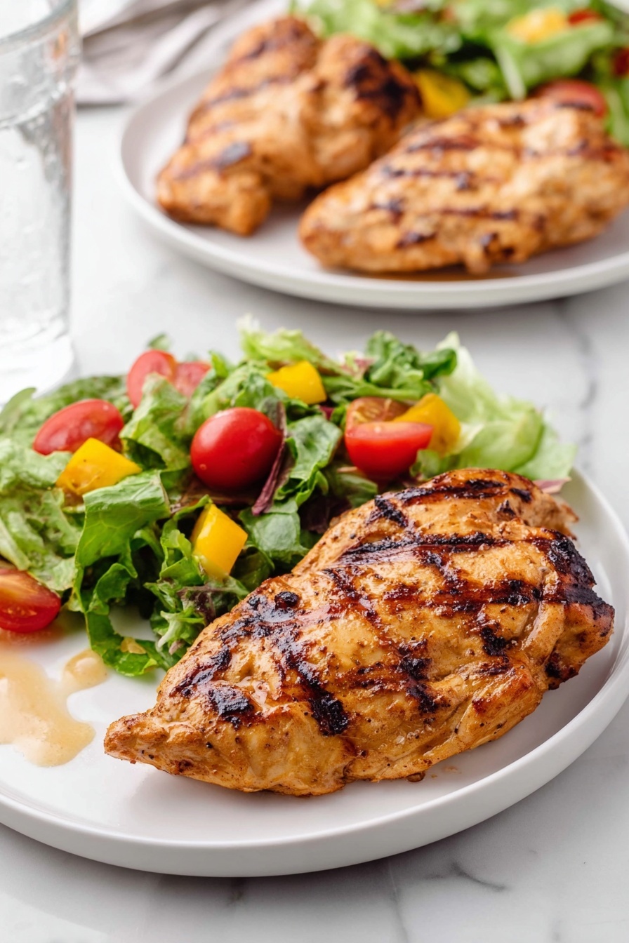Grilled Chicken Breast - Serving Suggestion