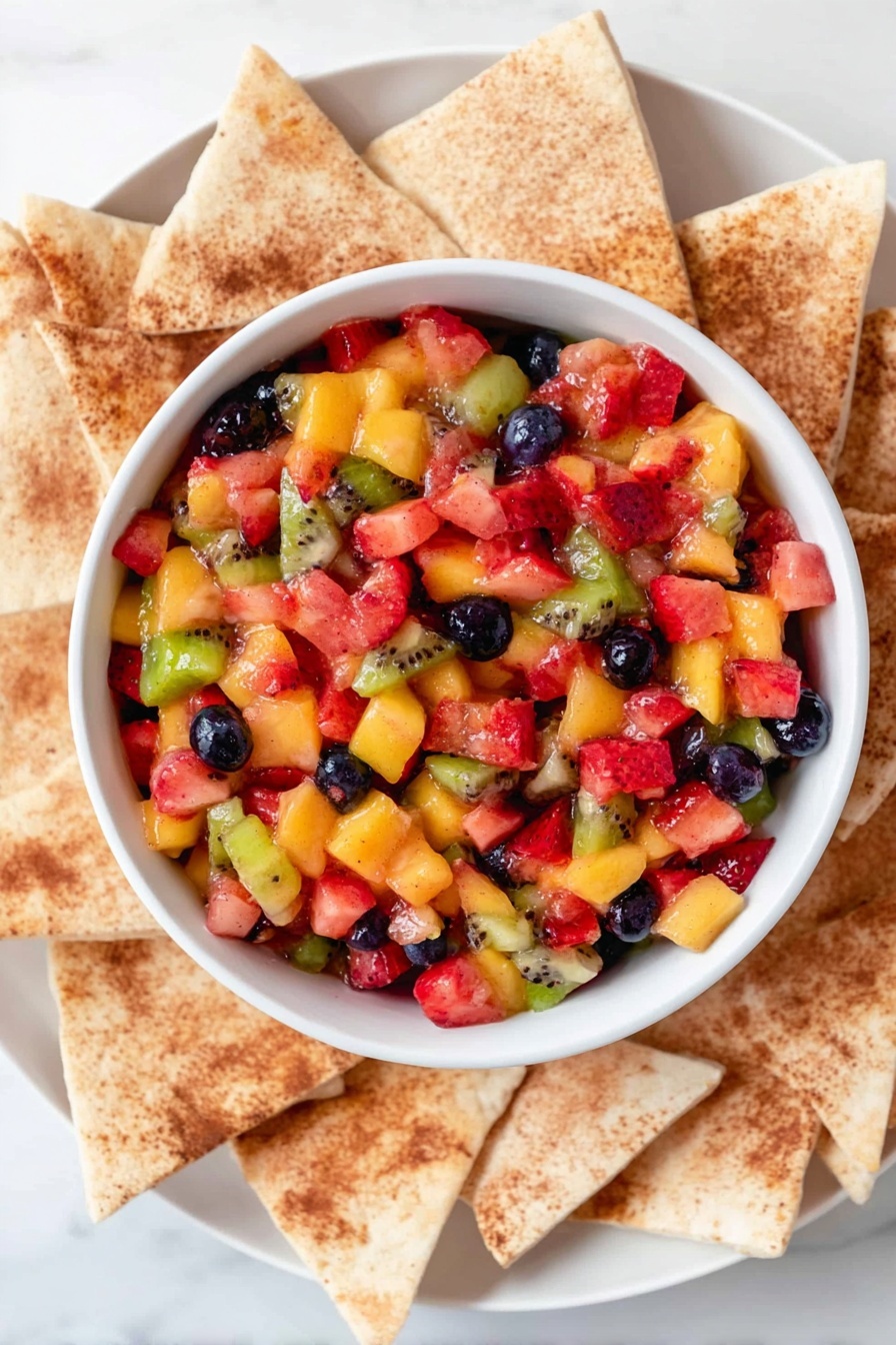 Fruit Salsa - Serving Suggestion