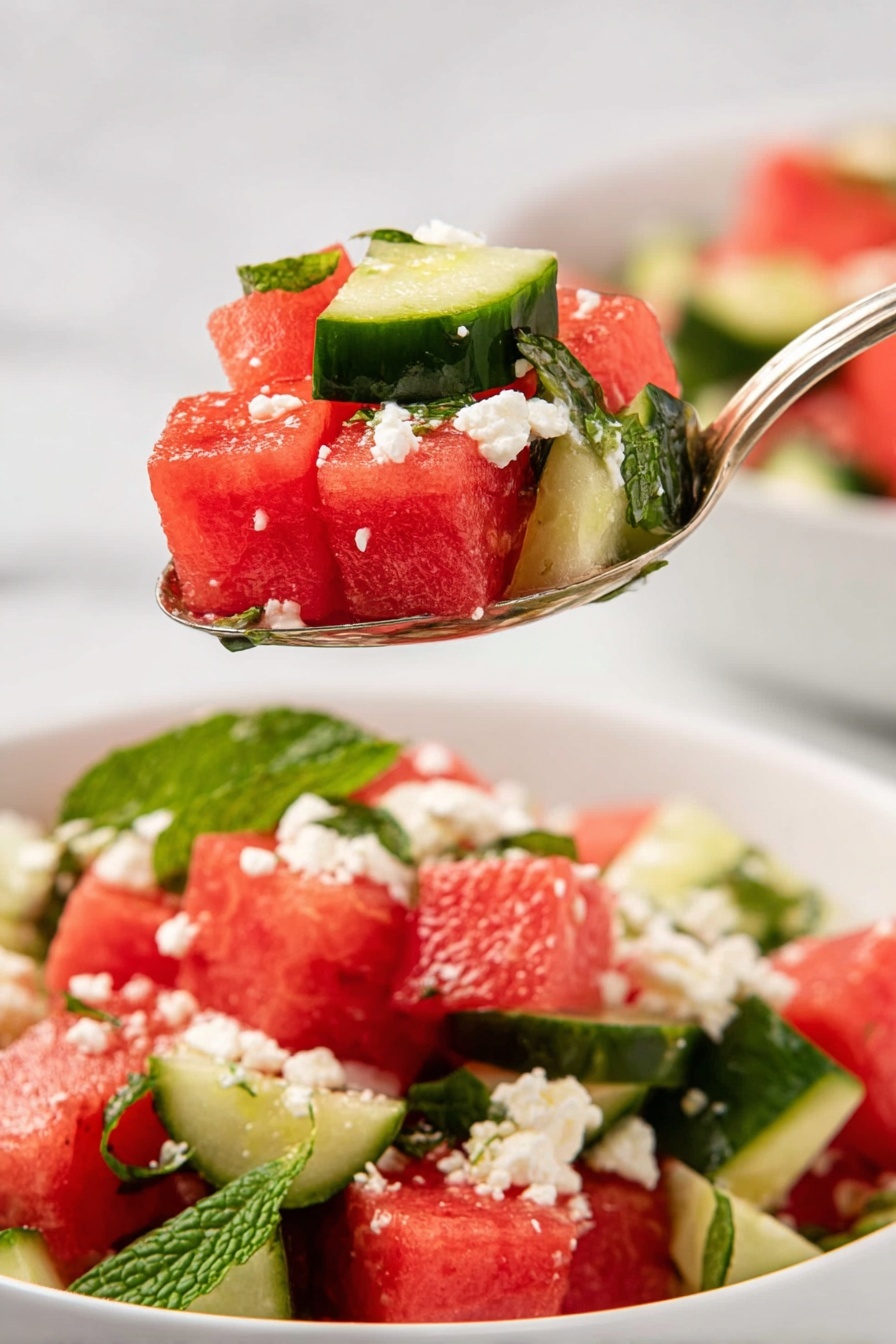 Watermelon Salad - Serving Suggestion