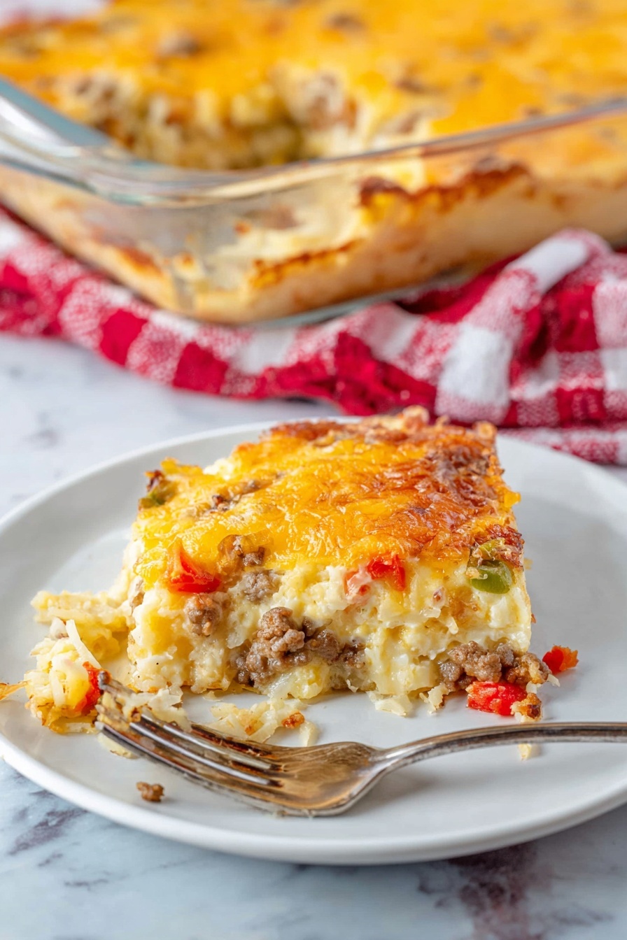 Brunch Casserole - Serving Suggestion