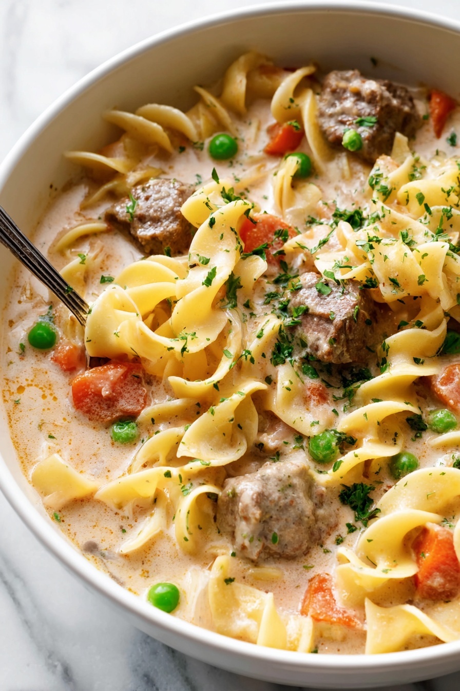 Beef Noodle Soup - Serving Suggestion