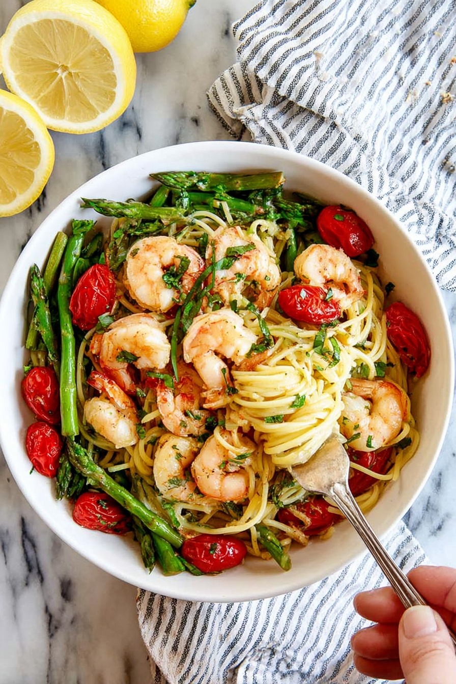 Shrimp Scampi - Serving Suggestion