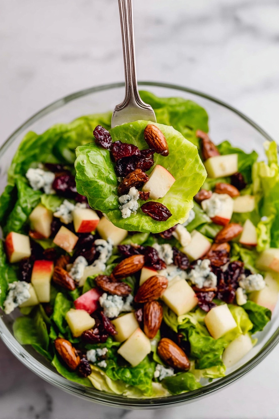Christmas Cranberry Salad - Serving Suggestion