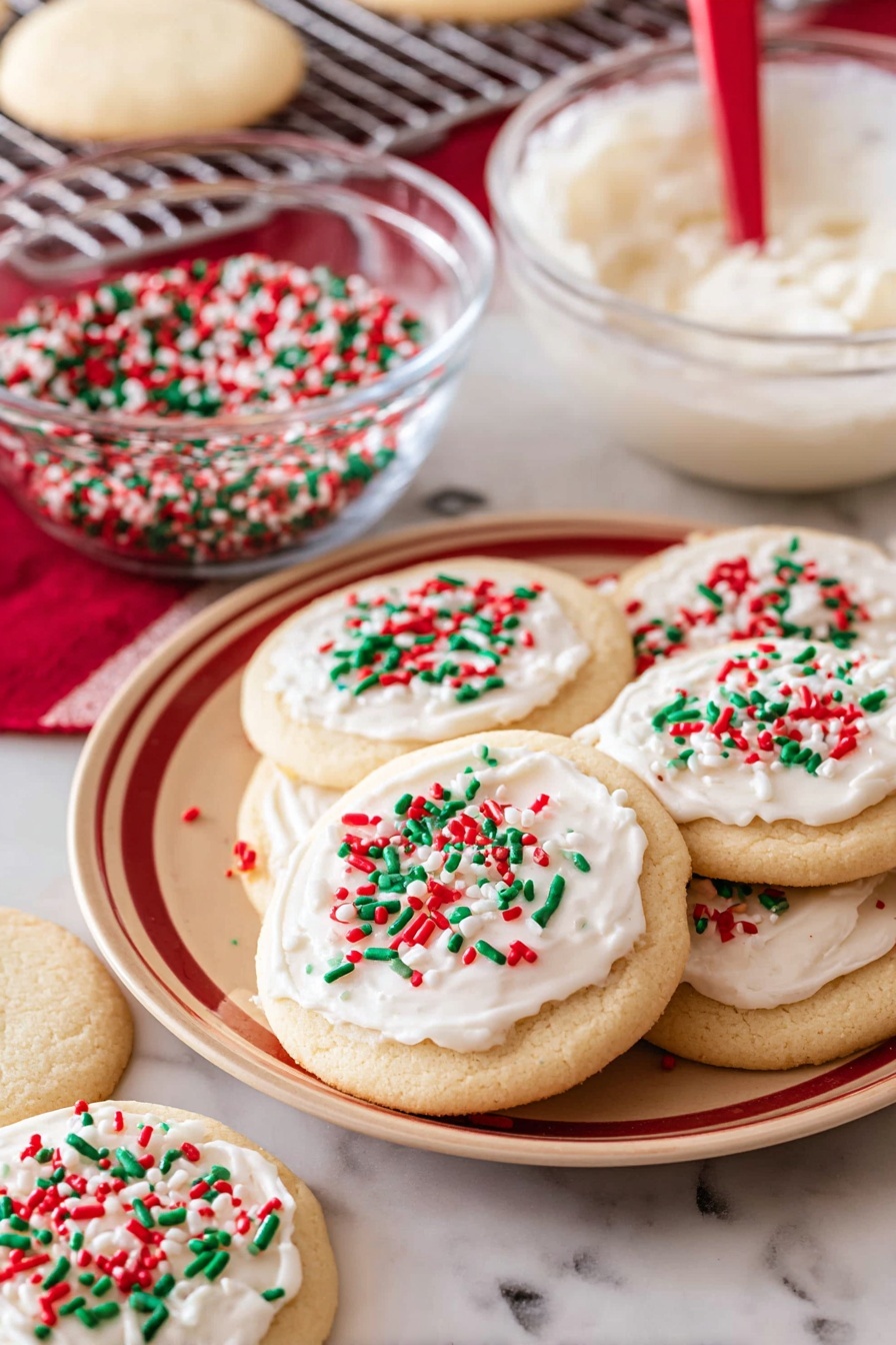 Christmas shortbread cookies - Serving Suggestion