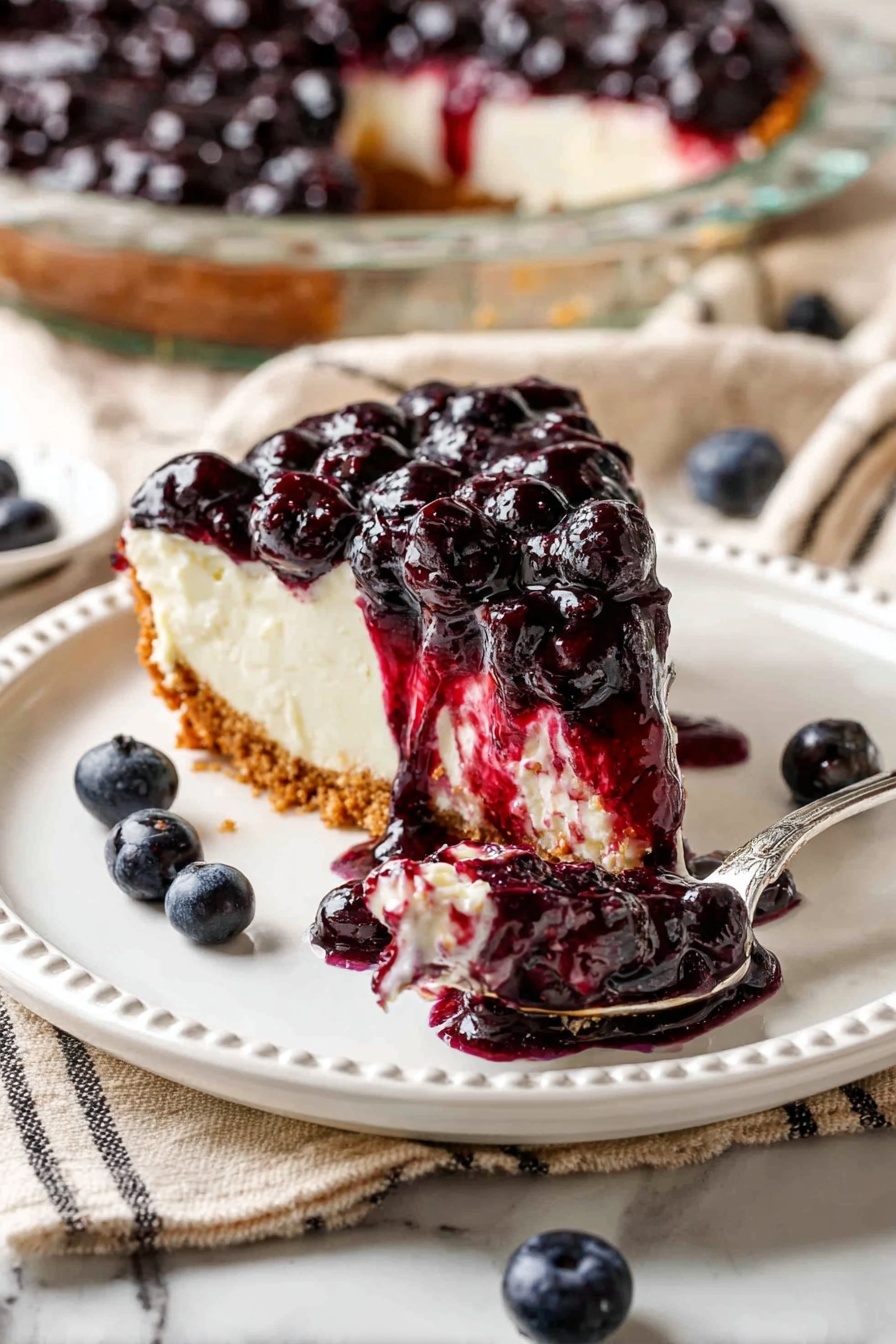 blueberry cheesecake - Serving Suggestion