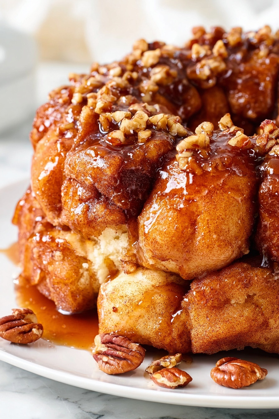 Cinnamon Monkey Bread - Serving Suggestion