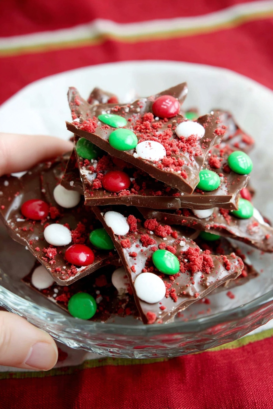 red velvet mint chocolate - Serving Suggestion