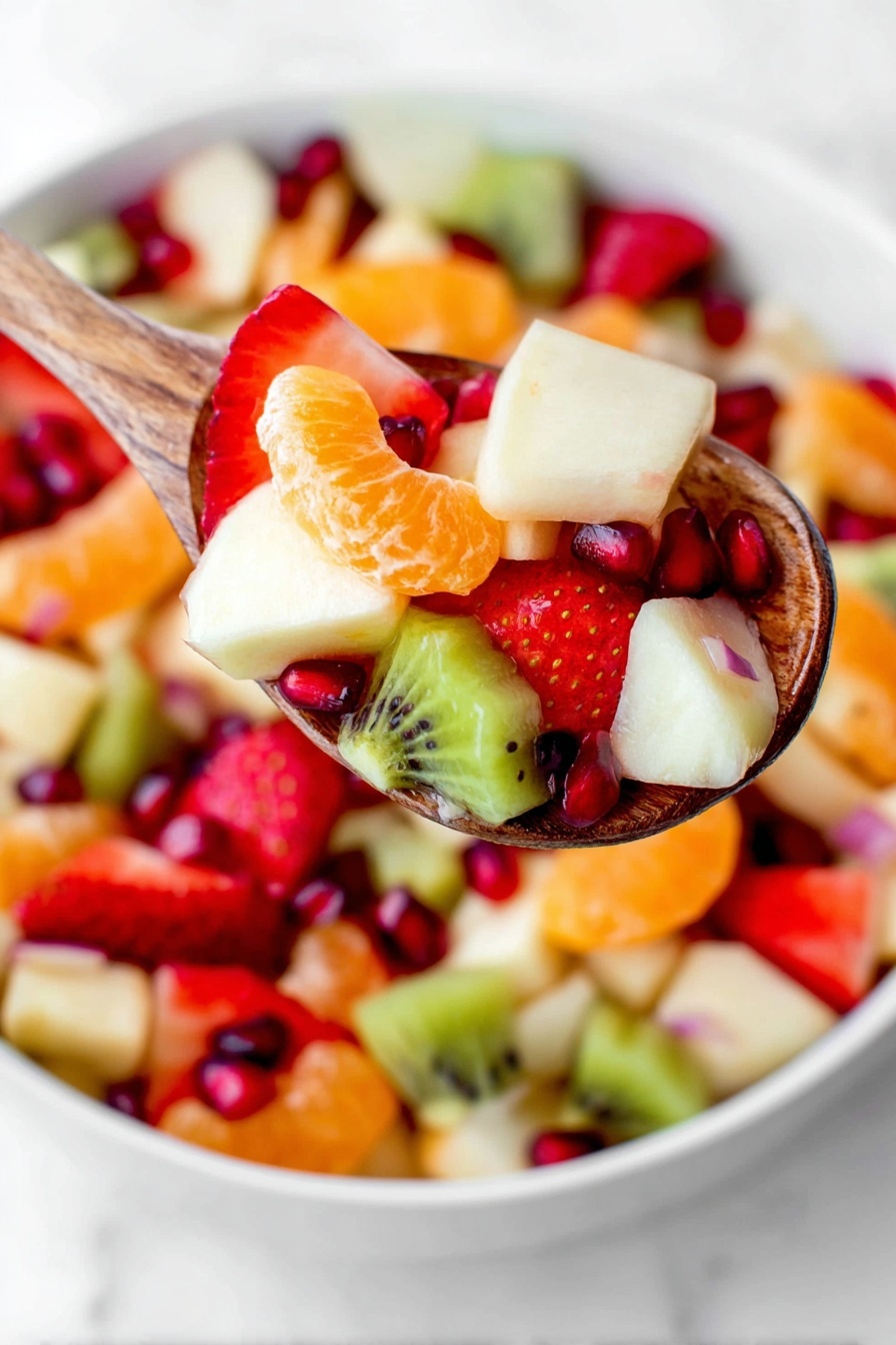 festive fruit salad - Serving Suggestion