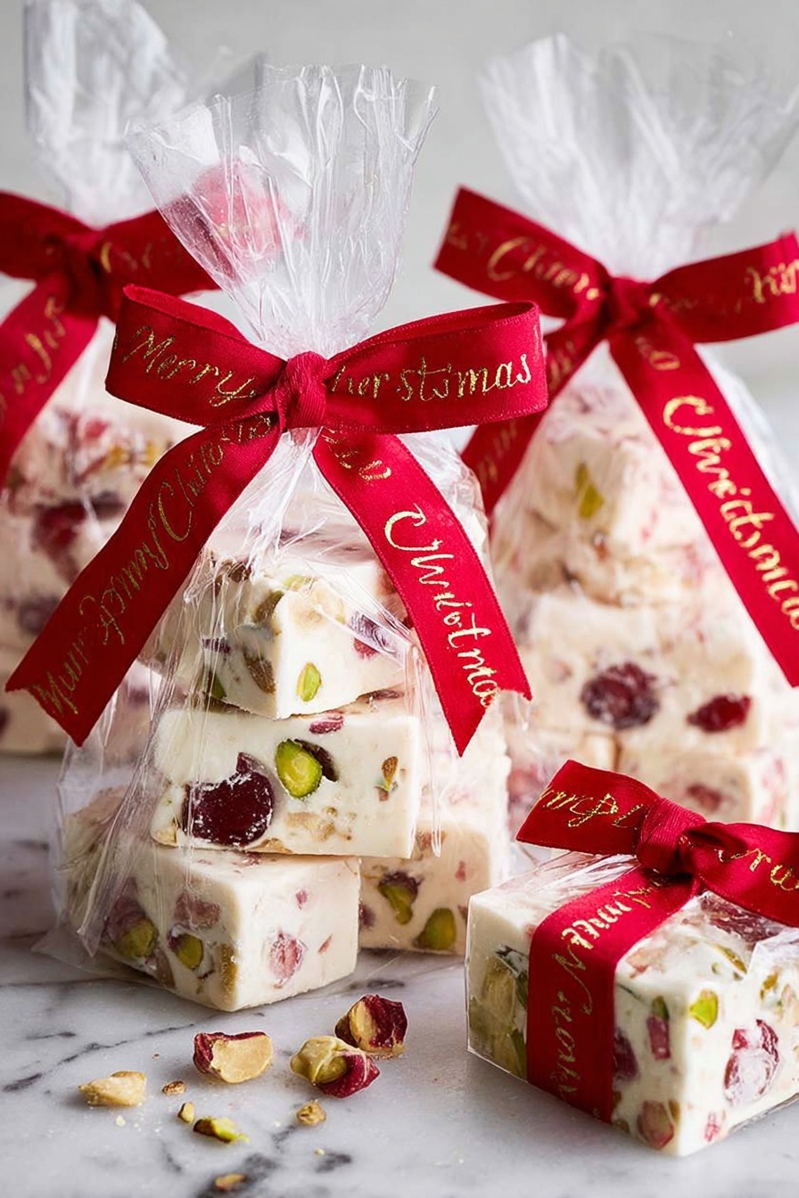 White Chocolate Pistachio Rocky Road - Serving Suggestion