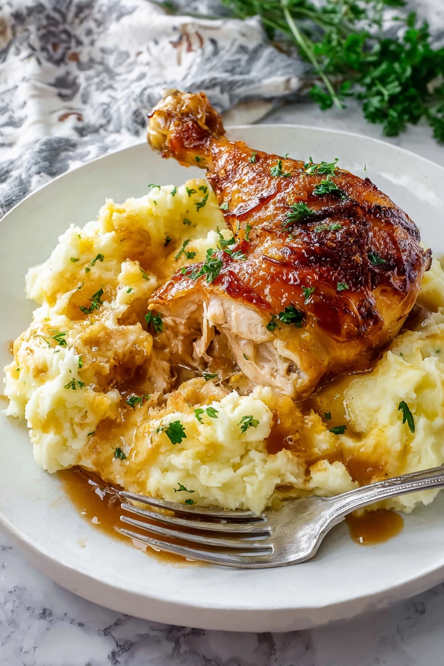 baked BBQ chicken - Serving Suggestion