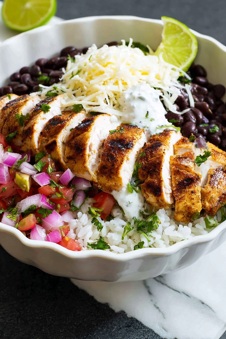 A clear glass bowl sits on a white marbled surface containing four pale pink raw chicken pieces layered at the bottom. On top of the chicken, there are several layers of different spices and seasonings: a large dark red sun-dried tomato cluster in the center, a pile of green dried herbs to the right, a heap of light brown spice powder below the herbs, a smaller greenish-black powder pile on the left, and a fine reddish-brown powder on the bottom left edge. A light yellow liquid, possibly oil, is partially visible around the chicken and spices. Photo taken with an iphone --ar 2:3 --v 7